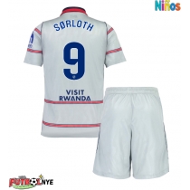 Camiseta Atletico Madrid Alexander Sorloth #9 Tercera Equipación para niños 2026-27 manga corta (+ pantalones cortos)